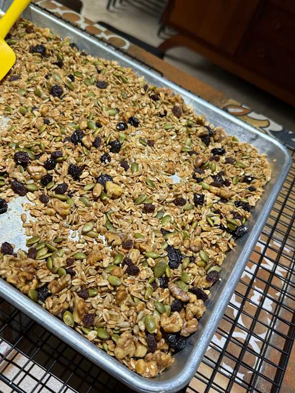 Granola de maple