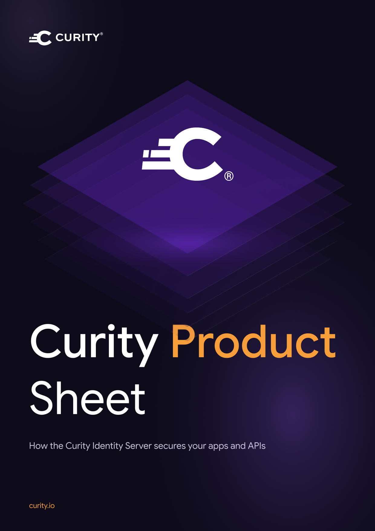 Curity Product Sheet cover