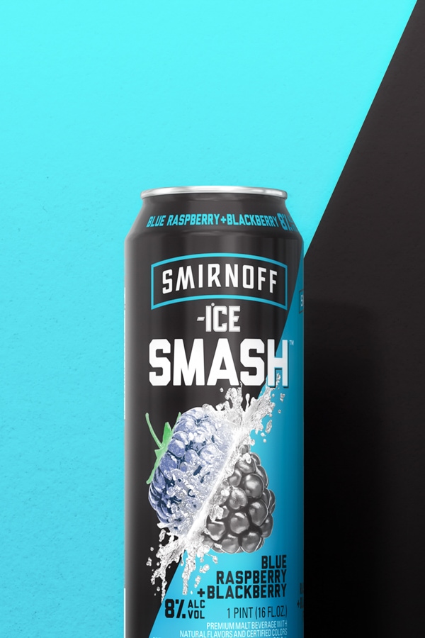 Black Raspberry Smash Smirnoff Double Black Raspberry