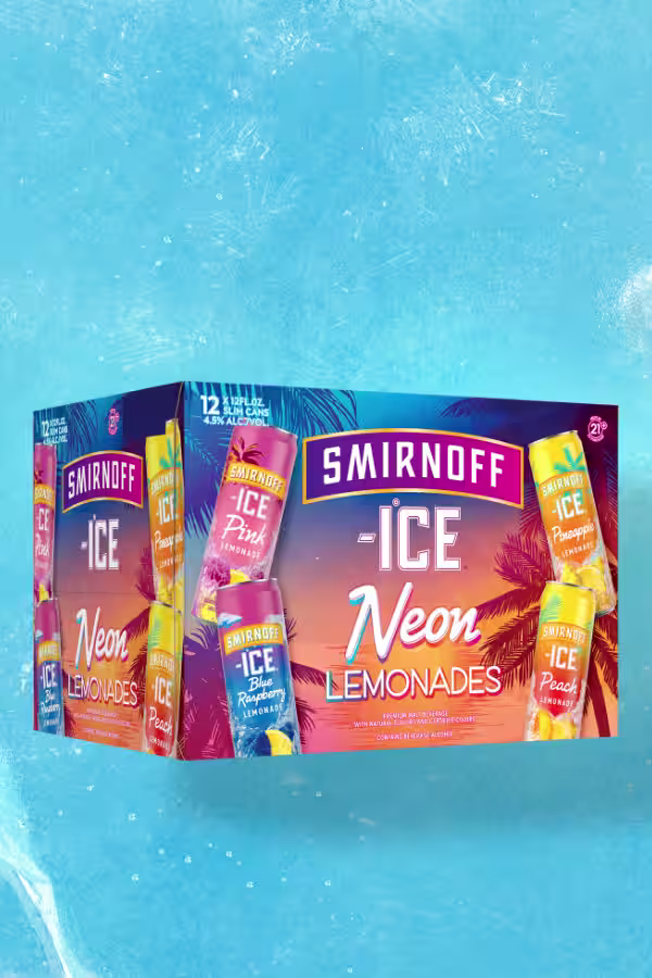 Smirnoff Ice Neon Lemonade variety pack Primary Image New