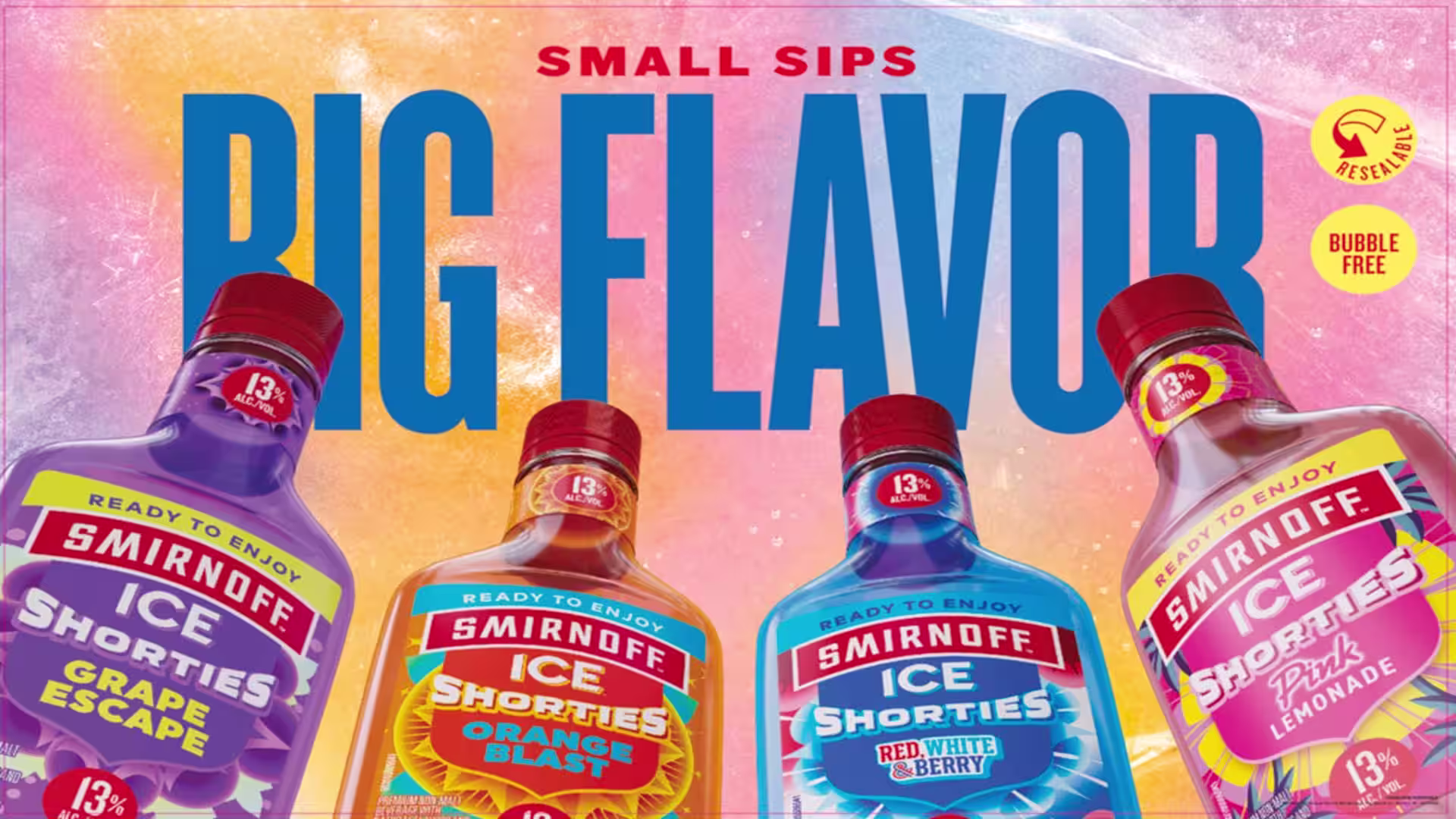 Smirnoff Ice Shorties Hero Image