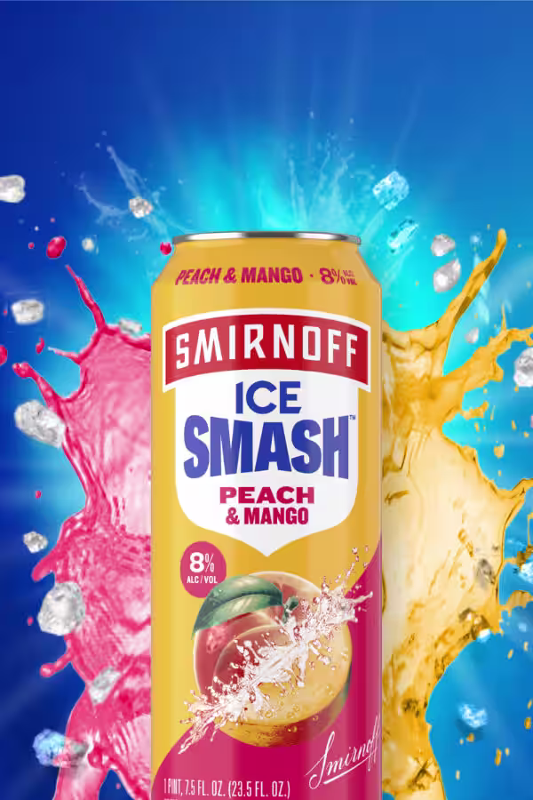 Smirnoff Ice Smash Peach + Mango