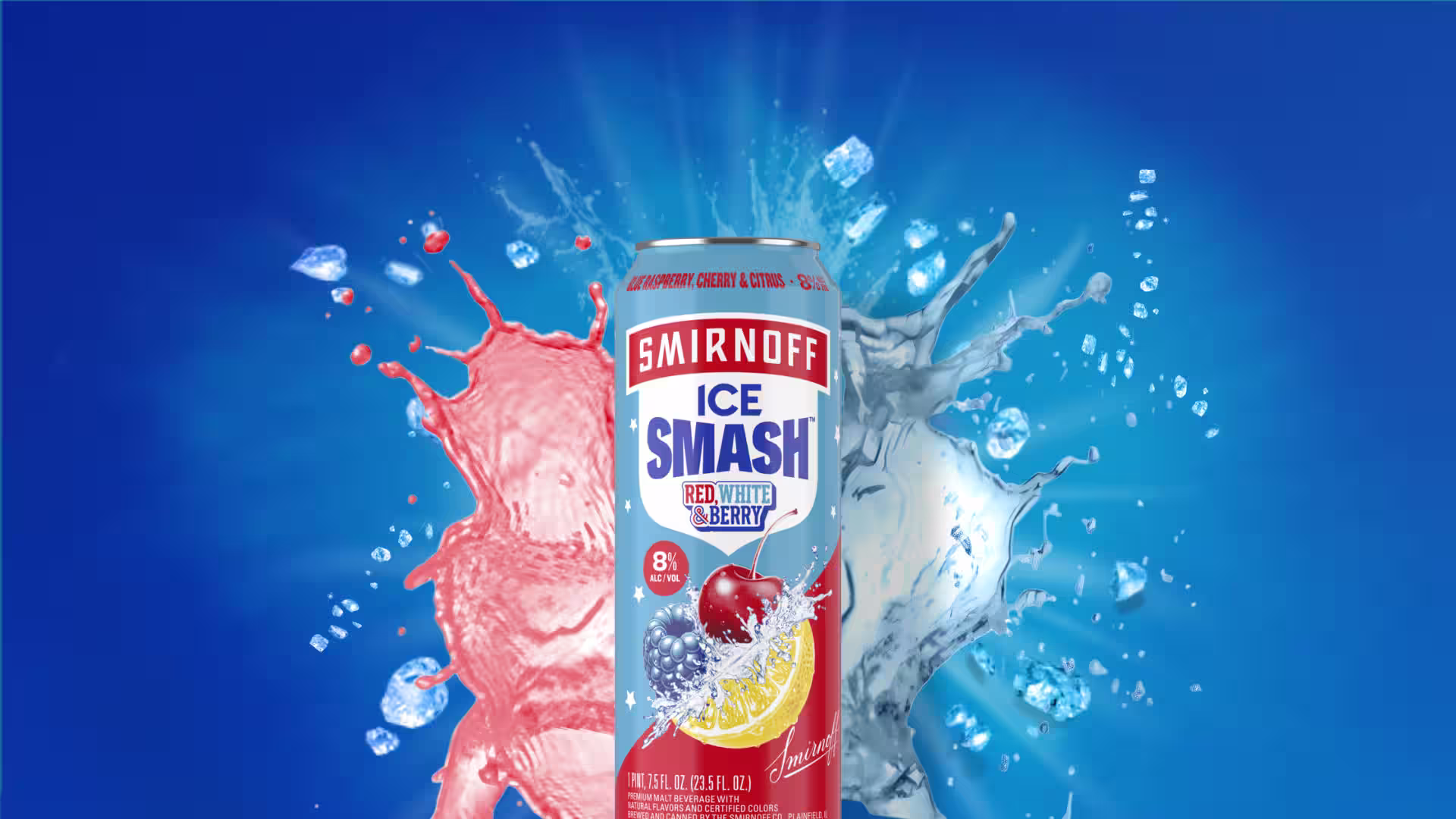 Smirnoff Ice Smash Red White and Berry