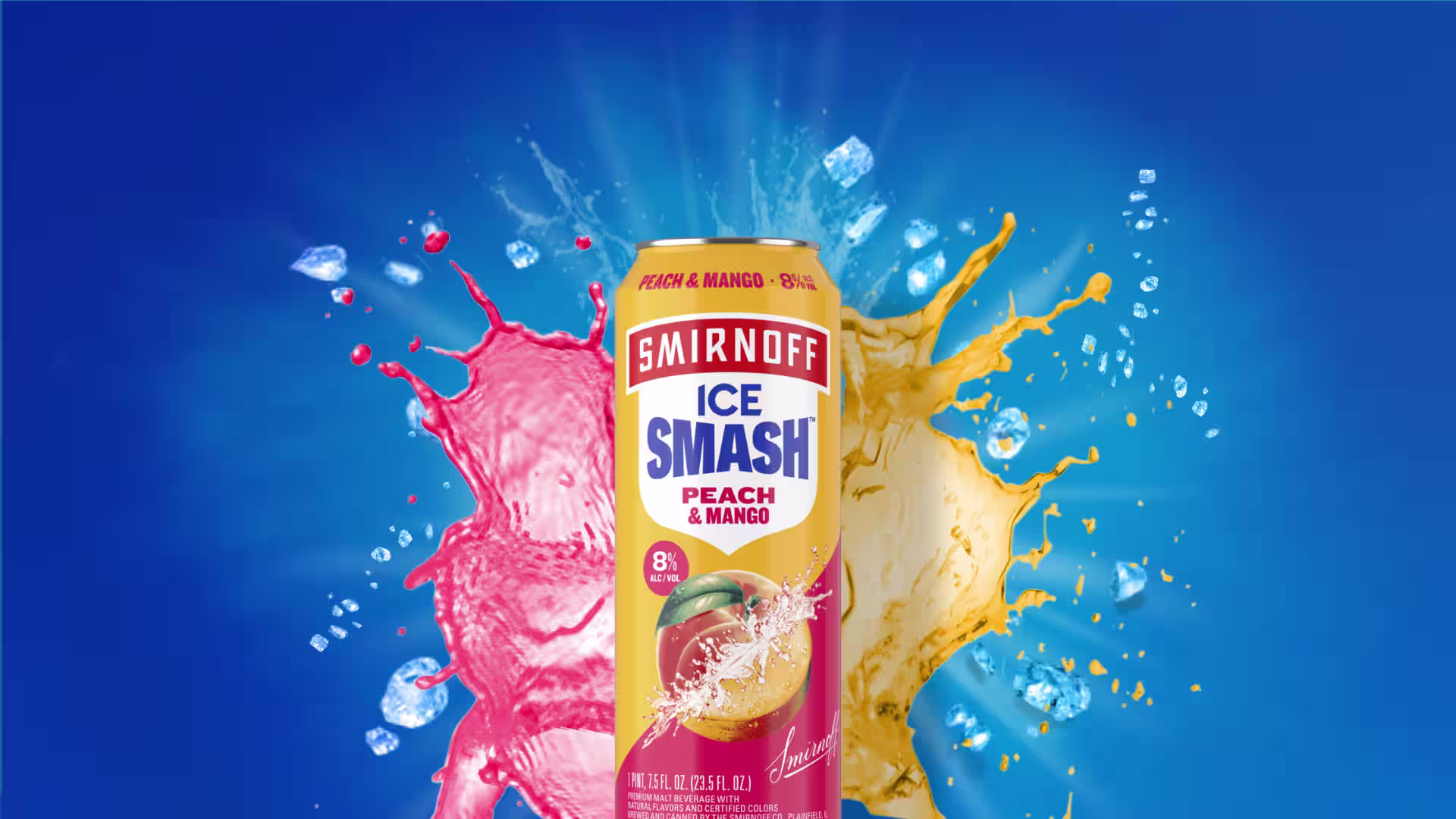 Smirnoff Ice Smash Peach + Mango