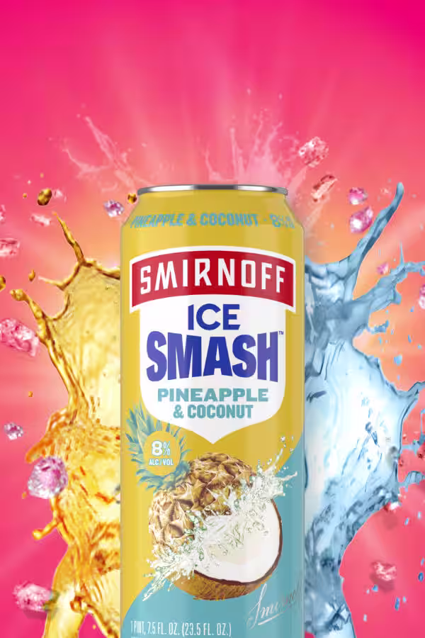 Smirnoff Ice Smash Pineapple + Coconut