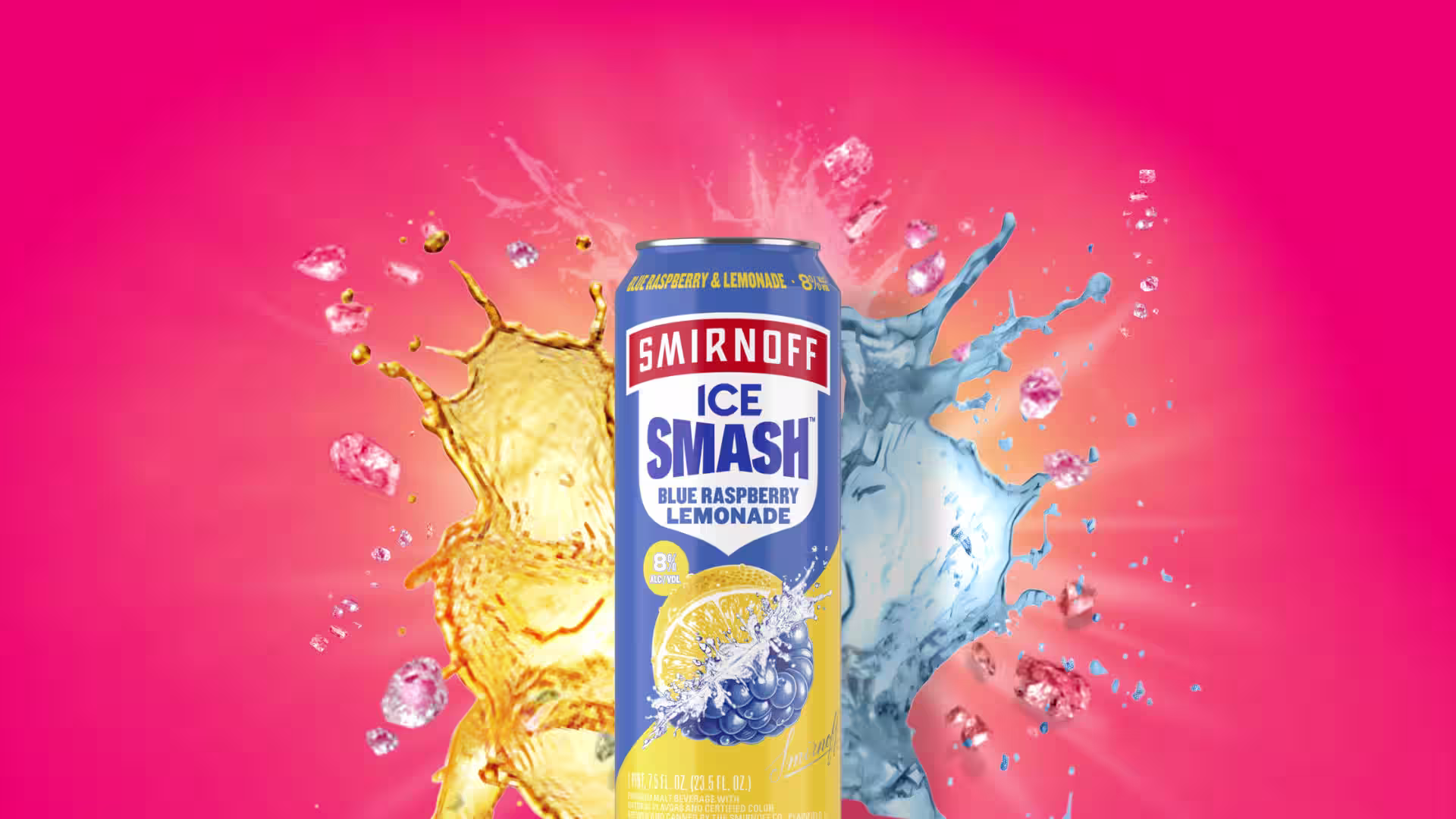 Smash Ice Smash Blue Raspberry Lemonade