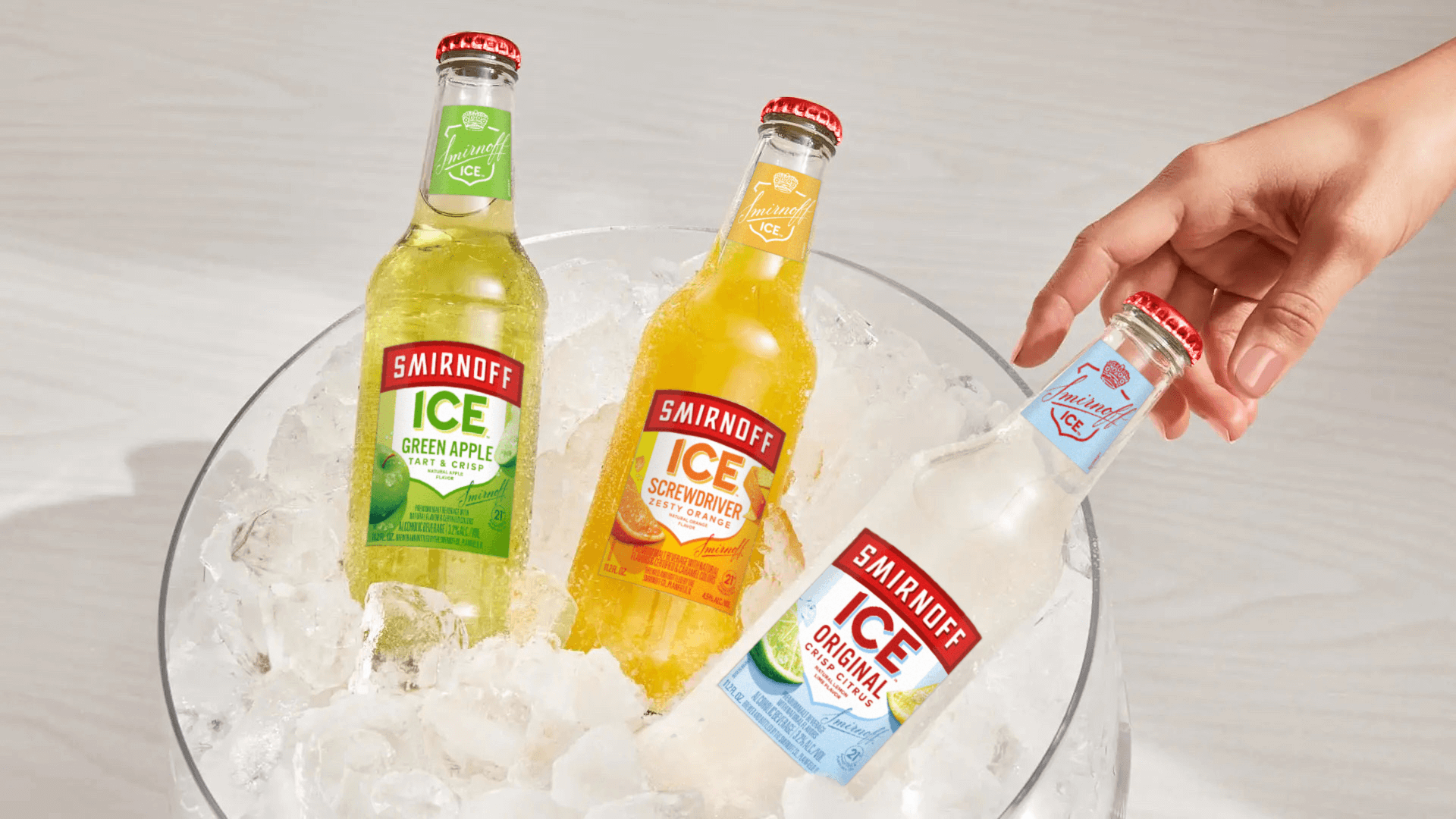 Flavored Malt Beverages | Hard Seltzer | Smirnoff Ice, image size:1920x1080