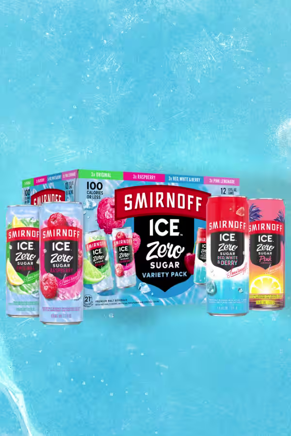 Smirnoff ICE Zero sugar varied pack​ New