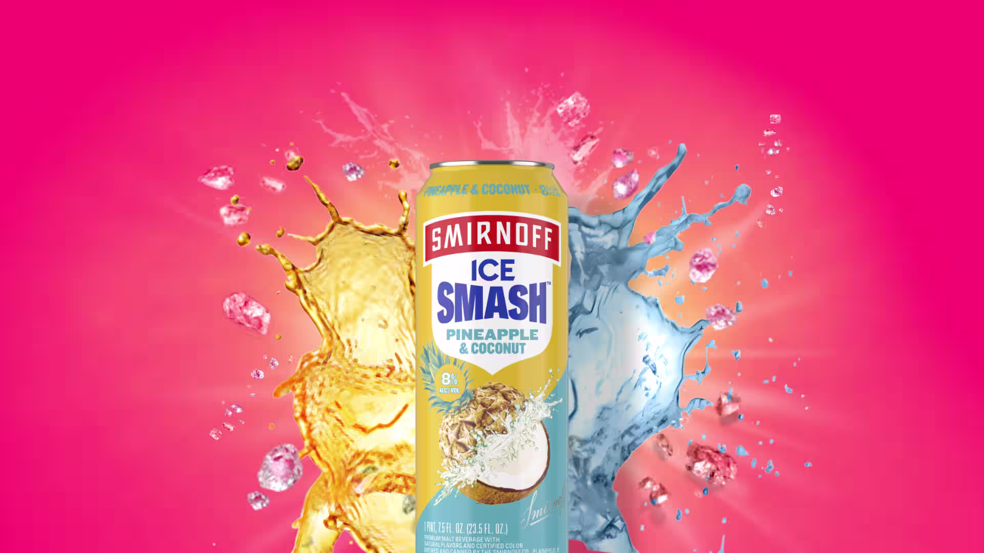 Smirnoff Ice Smash Pineapple + Coconut