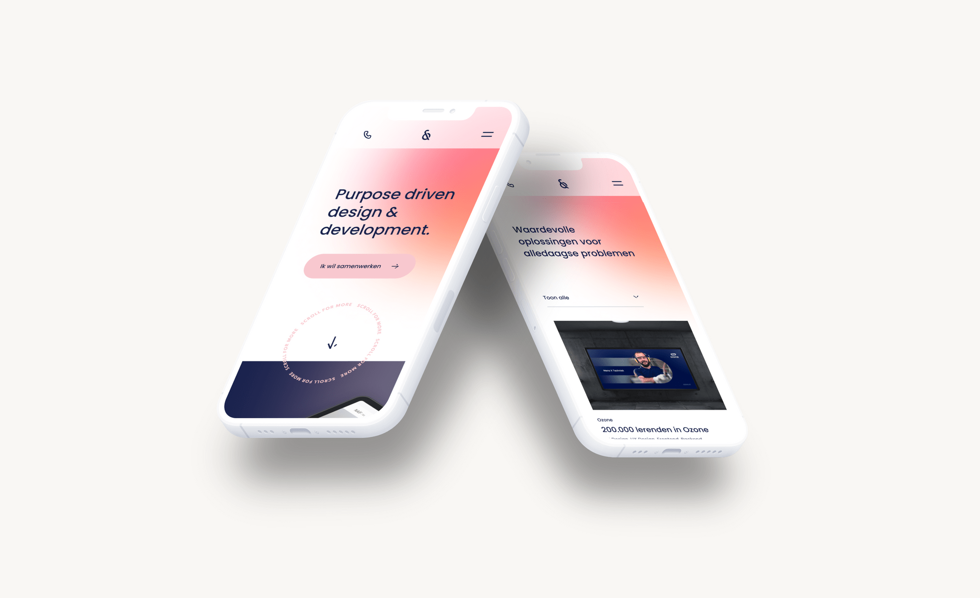 Rebranding twee telefoons