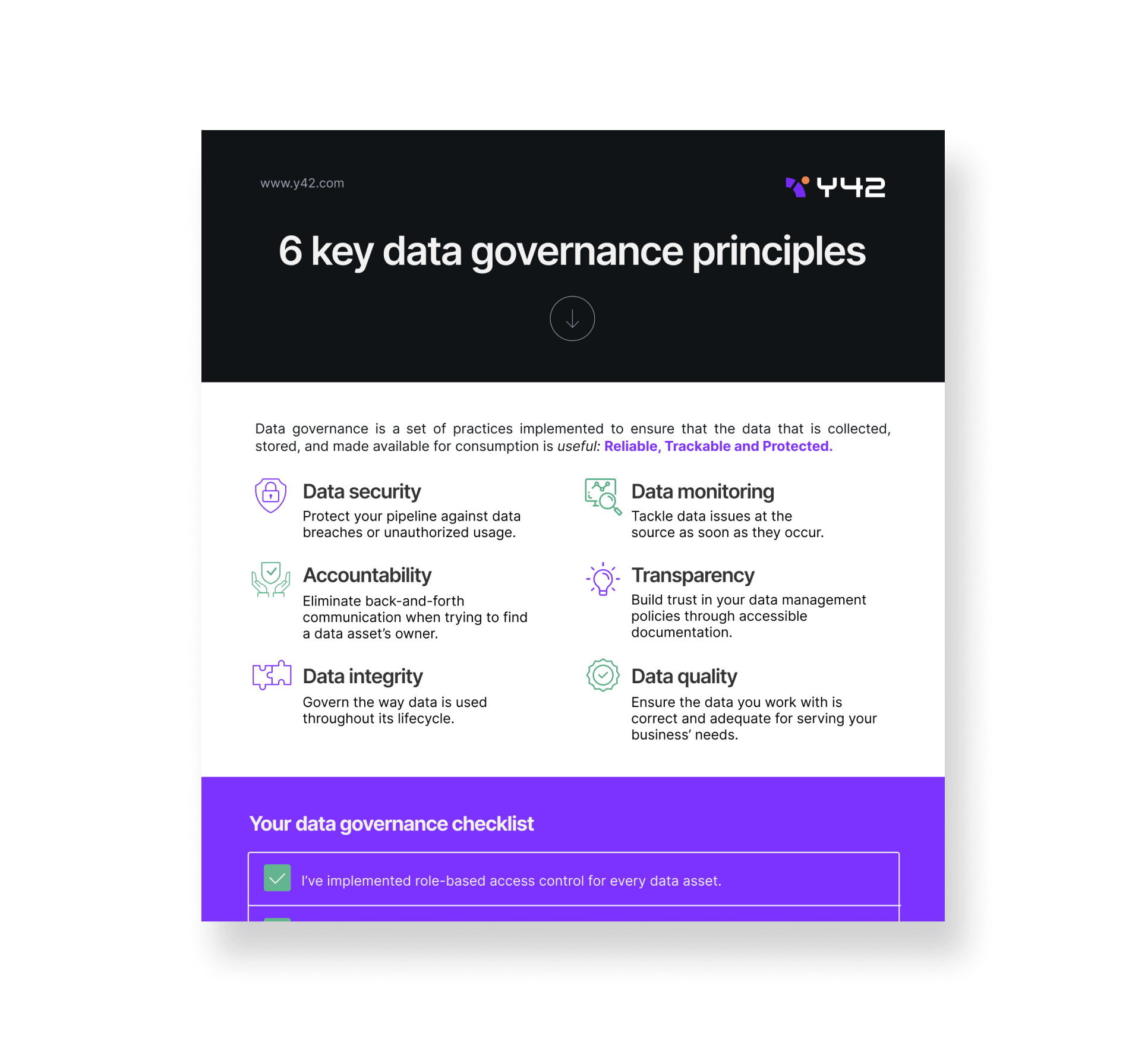 6 key data governance principles preview