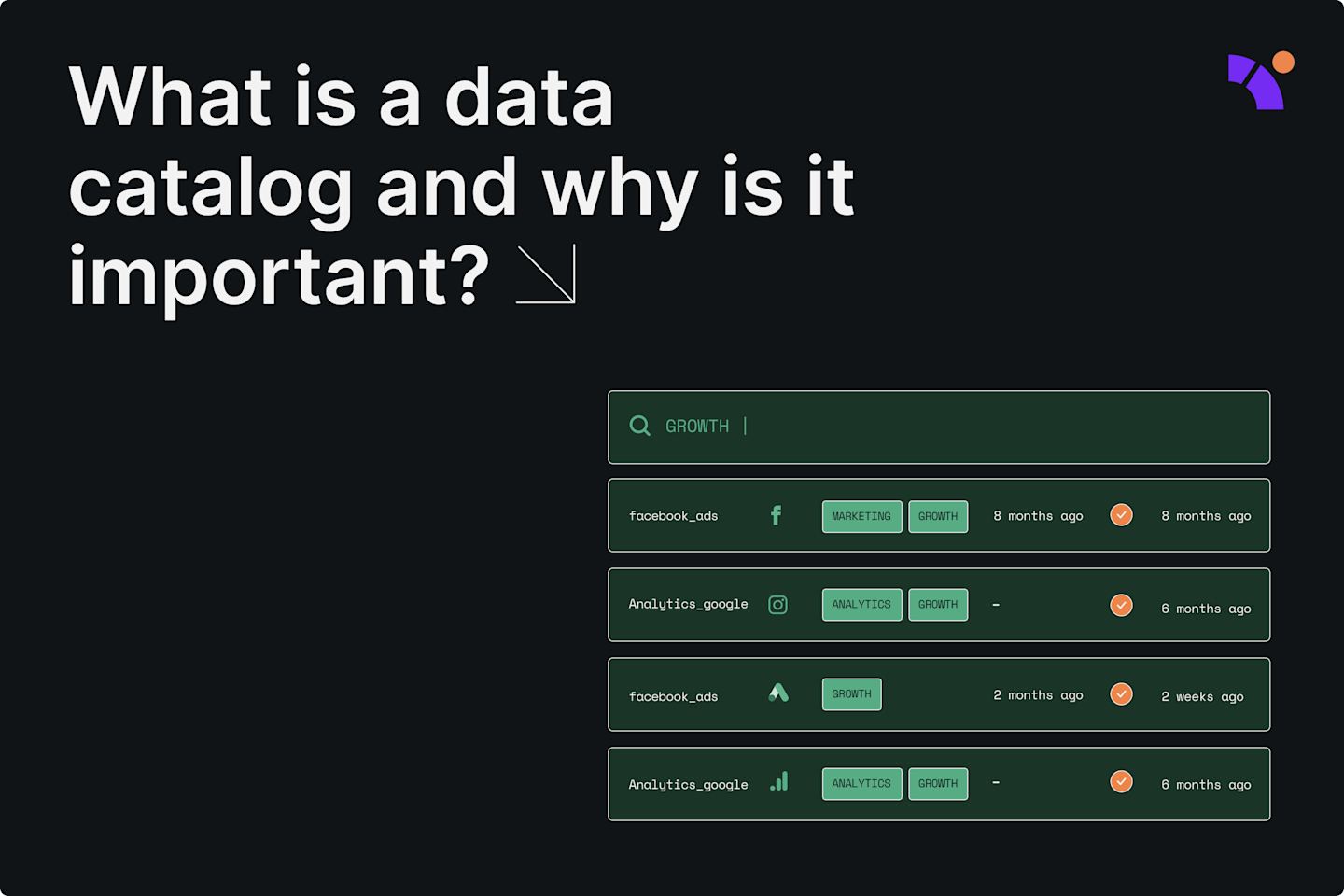 What is a data catalog and why is it important?