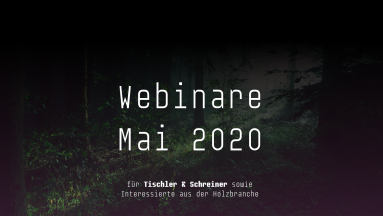 Webinar-Ankündigung für Mai 2020