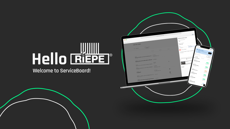Hello RIEPE - Welcome to ServiceBoard!