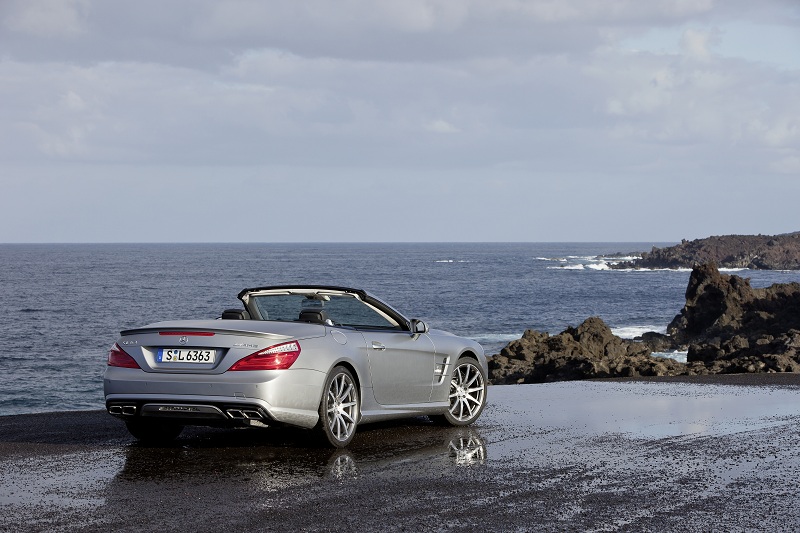 Mercedes-Benz SL-klasse Cabrio hardtop Automaat Rear