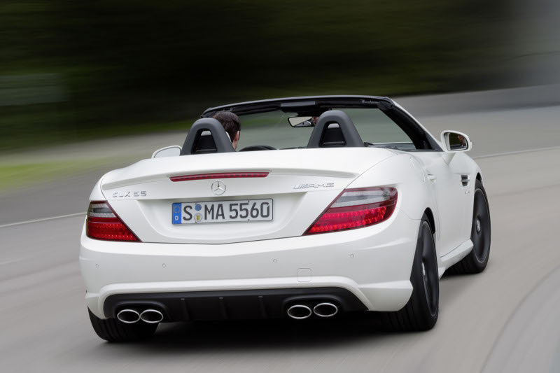 Mercedes-Benz SLK-klasse Cabrio hardtop Automaat Rear