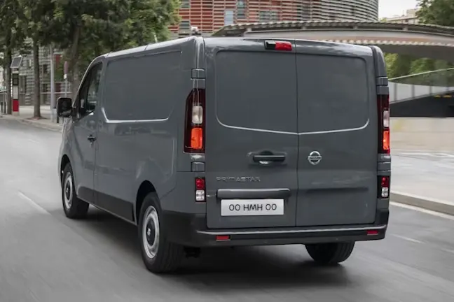 Nissan Primastar 2022 gray rear