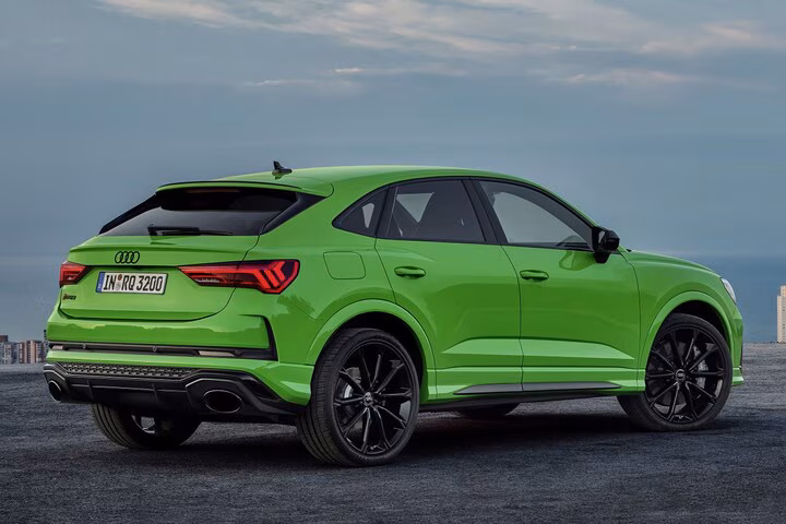 Audi RS Q3 Sportback green rear