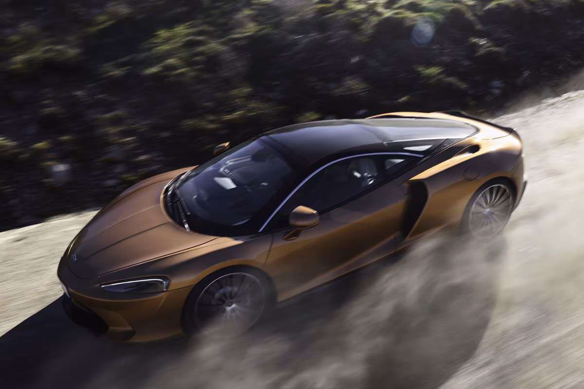 McLaren GT 2020 brown side