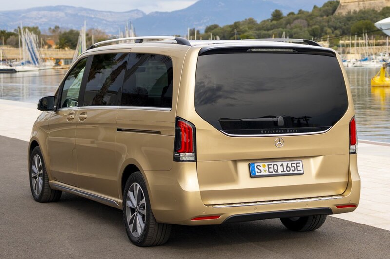 Mercedes-Benz EQV 2024 gold rear