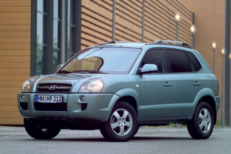Hyundai Tucson 2004 2010 green front
