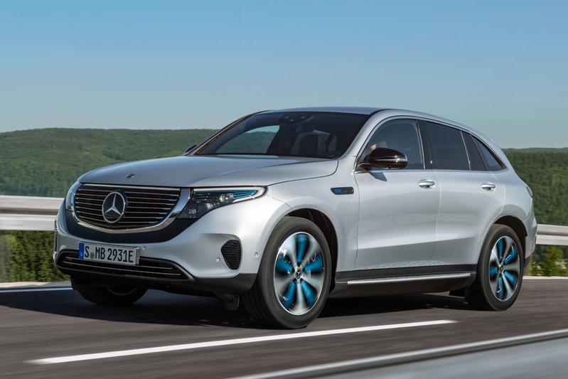Mercedes-Benz EQC 2019 silver front