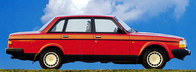Volvo 240 Sedan Rear