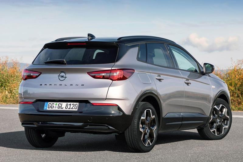Opel Grandland X 2017 grey rear