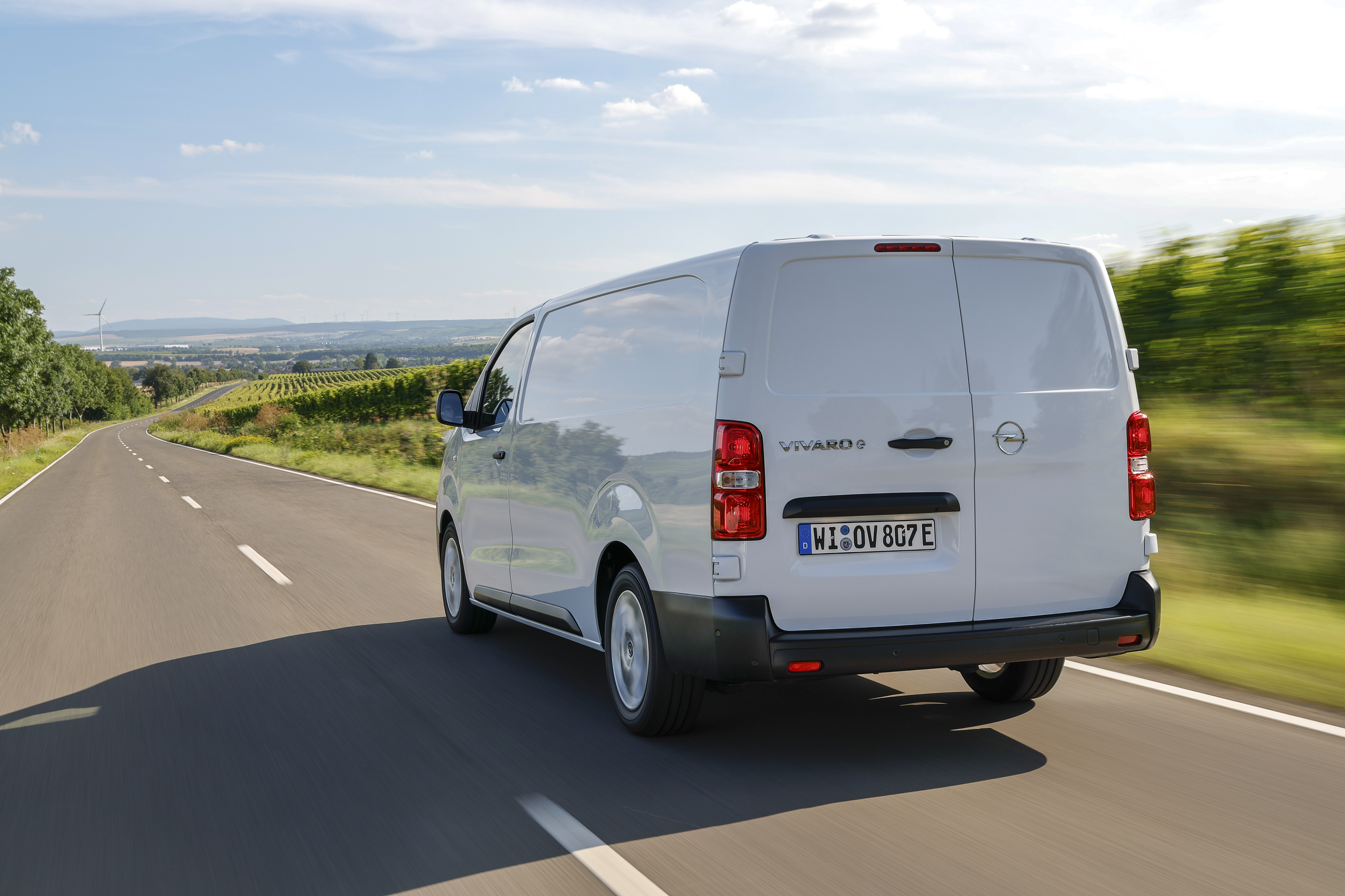 Opel Vivaro Electric 2020 white rear