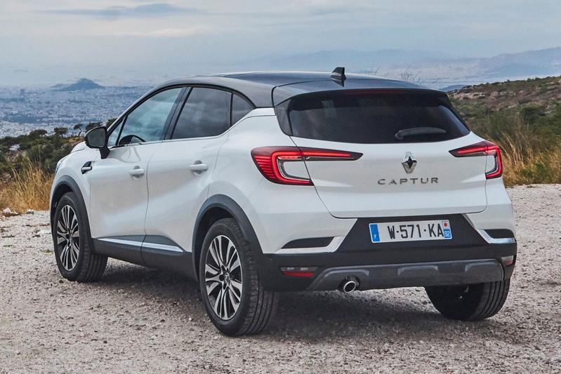 Renault Captur 2019 white rear
