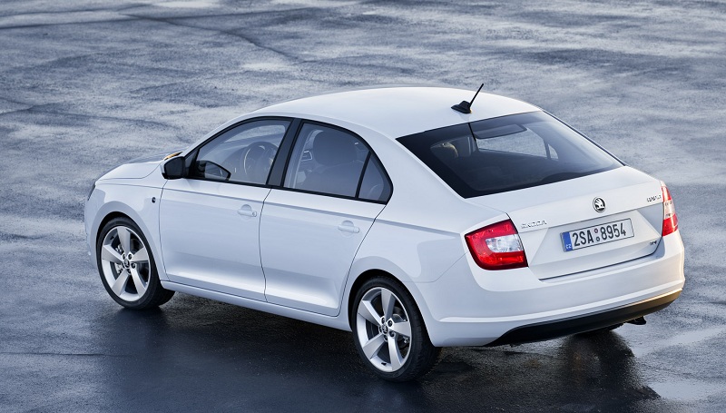 Skoda Rapid Hatchback Achterkant