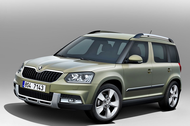 Skoda Yeti SUV Model,Front