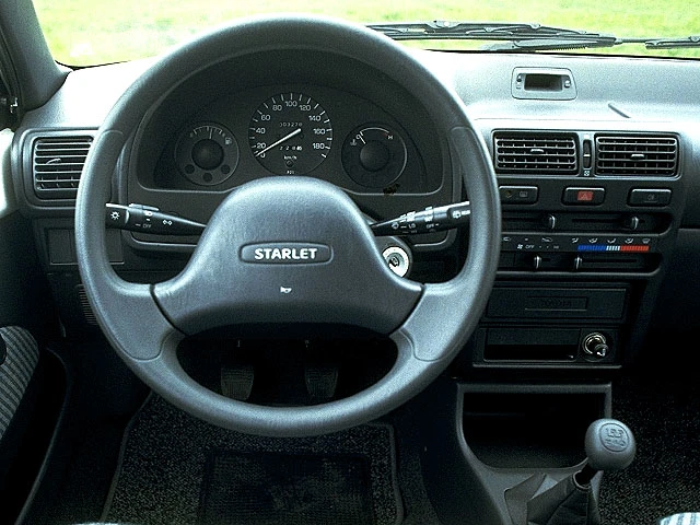 Toyota Starlet Hatchback Interior