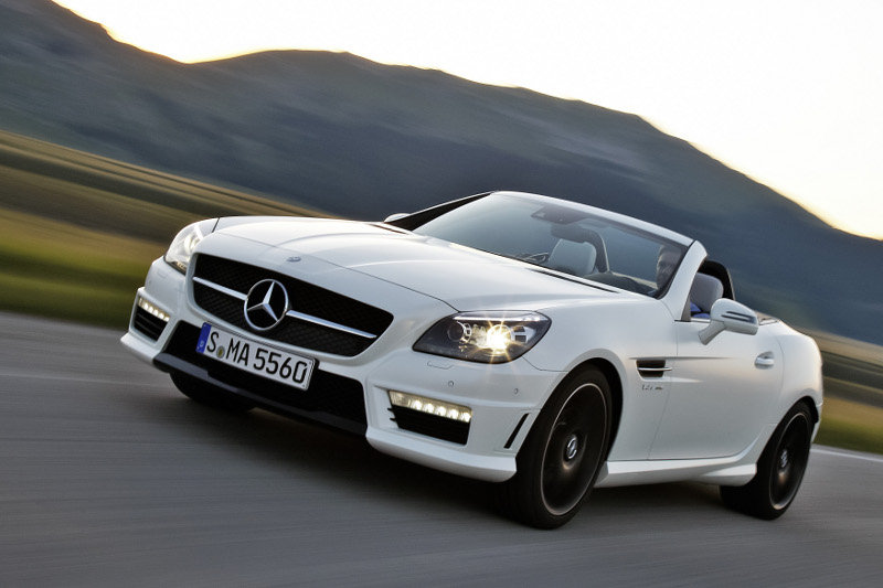 Mercedes-Benz SLK-klasse Cabrio hardtop Automaat Front
