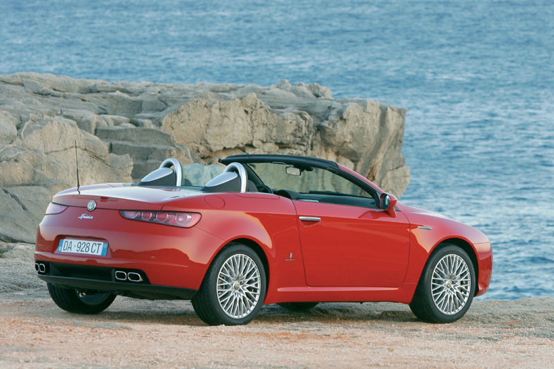 Alfa Romeo Spider Cabrio softtop Rear