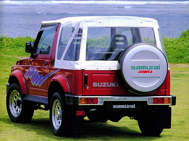 Suzuki Samurai 4x4 Cabrio softtop Handgeschakeld Rear