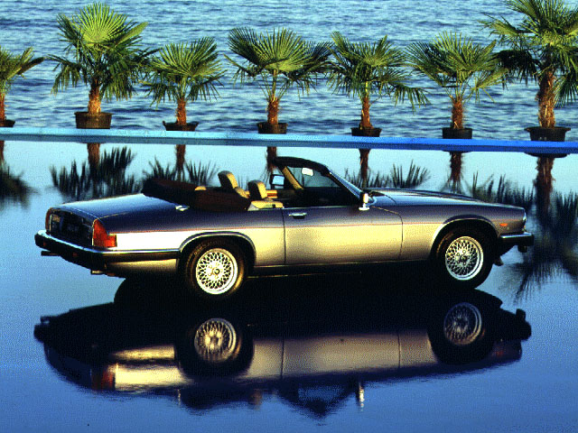 Jaguar XJS Cabrio softtop achterkant