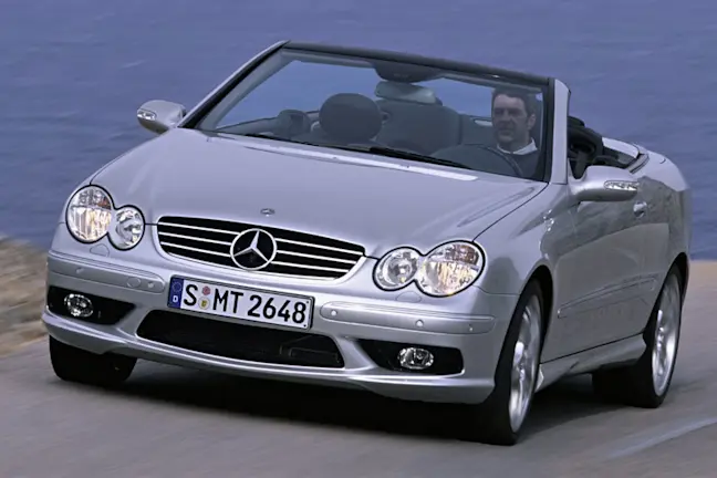Mercedes-Benz CLK-klasse Cabrio softtop Automaat 55 AMG Front