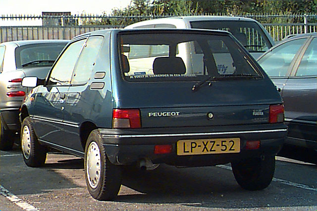 Peugeot 205 Hatchback Rear