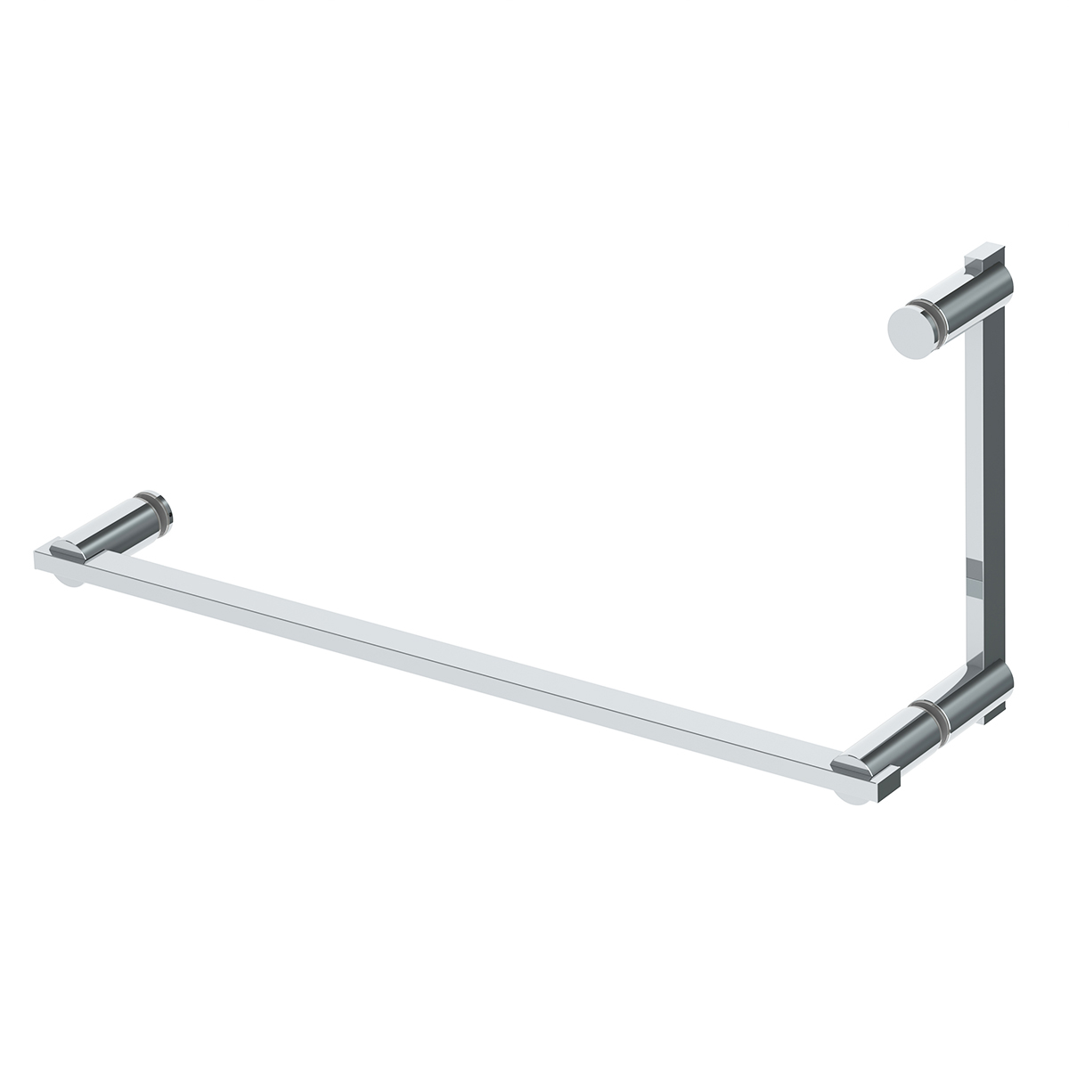 Arc Offset Shower Door Handle And Towel Bar Combination 10-218X18PC 8 x 18 -LR (2)