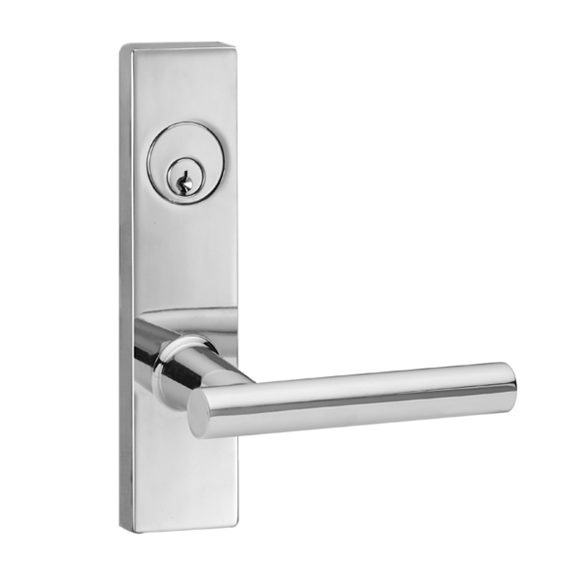 Bergen - Residential Mortise Leverset - Escutcheon - Polished Chrome