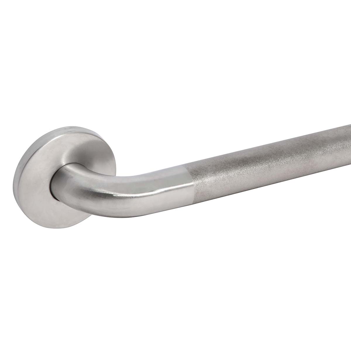 Safety Grab Bars - Concealed Mount Peened - Grab Bar - 12 - Satin Stainless Steel