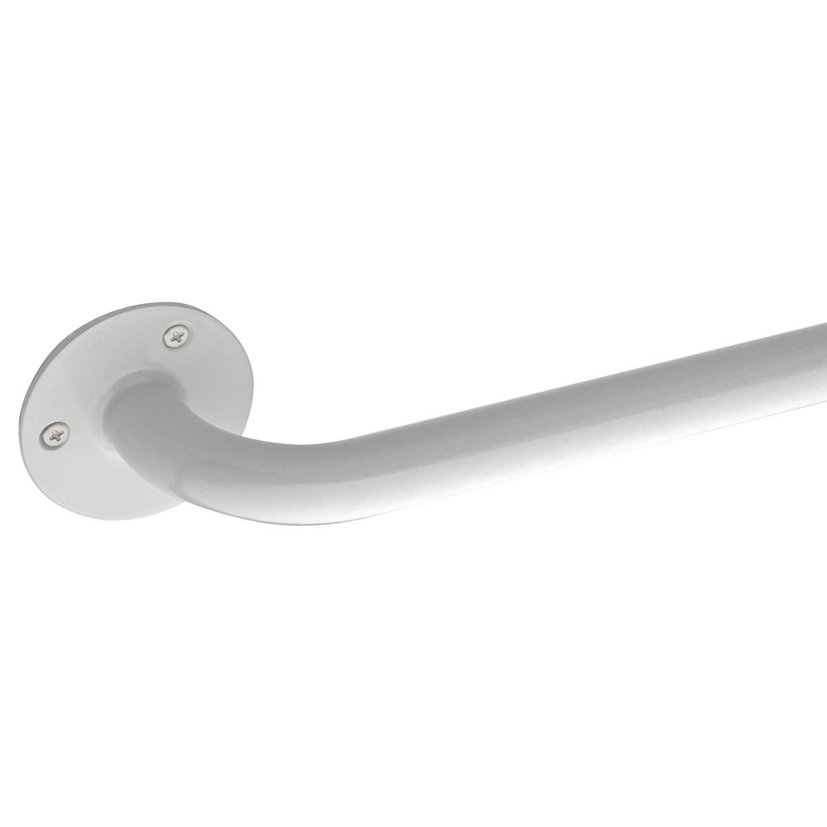 Grab Bars - Exposed Mount Grab Bar, Smooth 1" Diameter - 16" - White