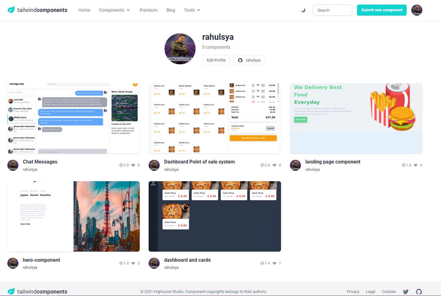 Tailwind Components UI