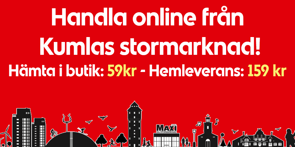 Handla online från Kumlas stormarknad! Prisinfo