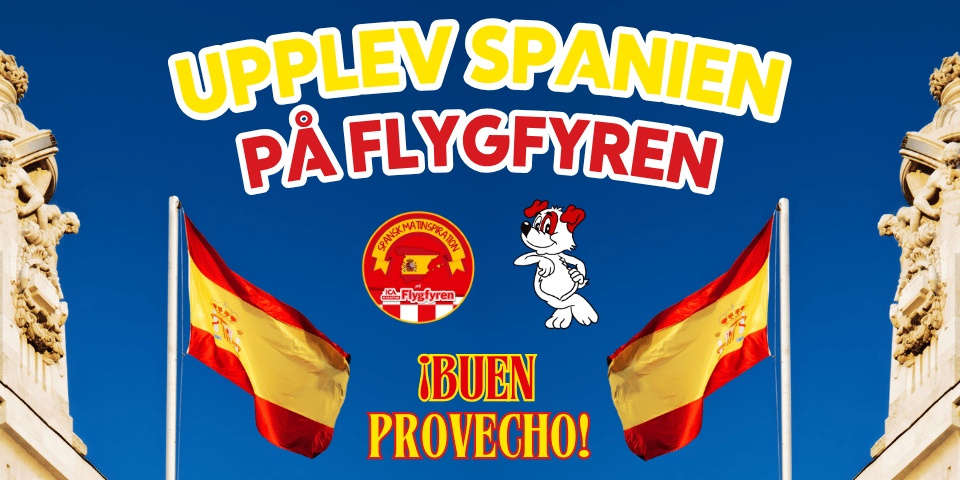 Upplev Spanien på Flygfyren. Klicka för varor. 