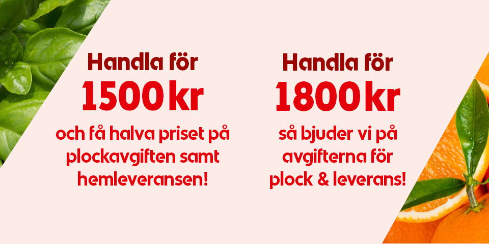 Avgiftsrabatt vid storköp