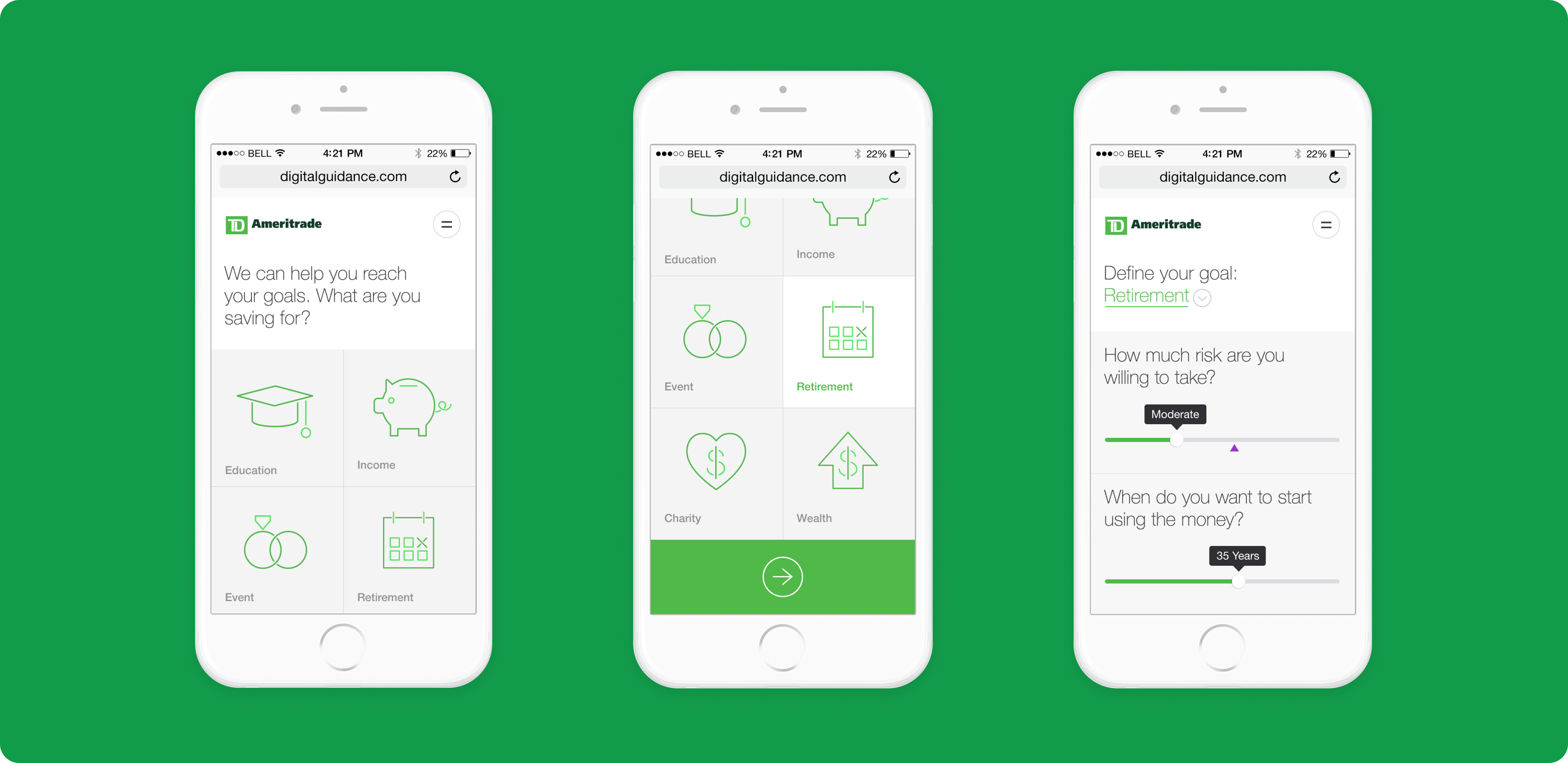 TD Ameritrade - Research, Strategy, Invention, Branding, UX/UI Design,  Development | Big Human | Big Human