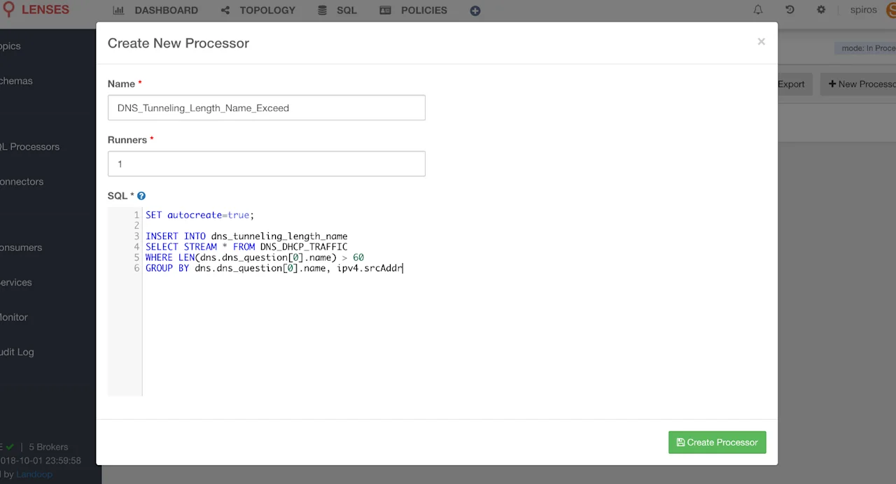 tunneling rule one IDS