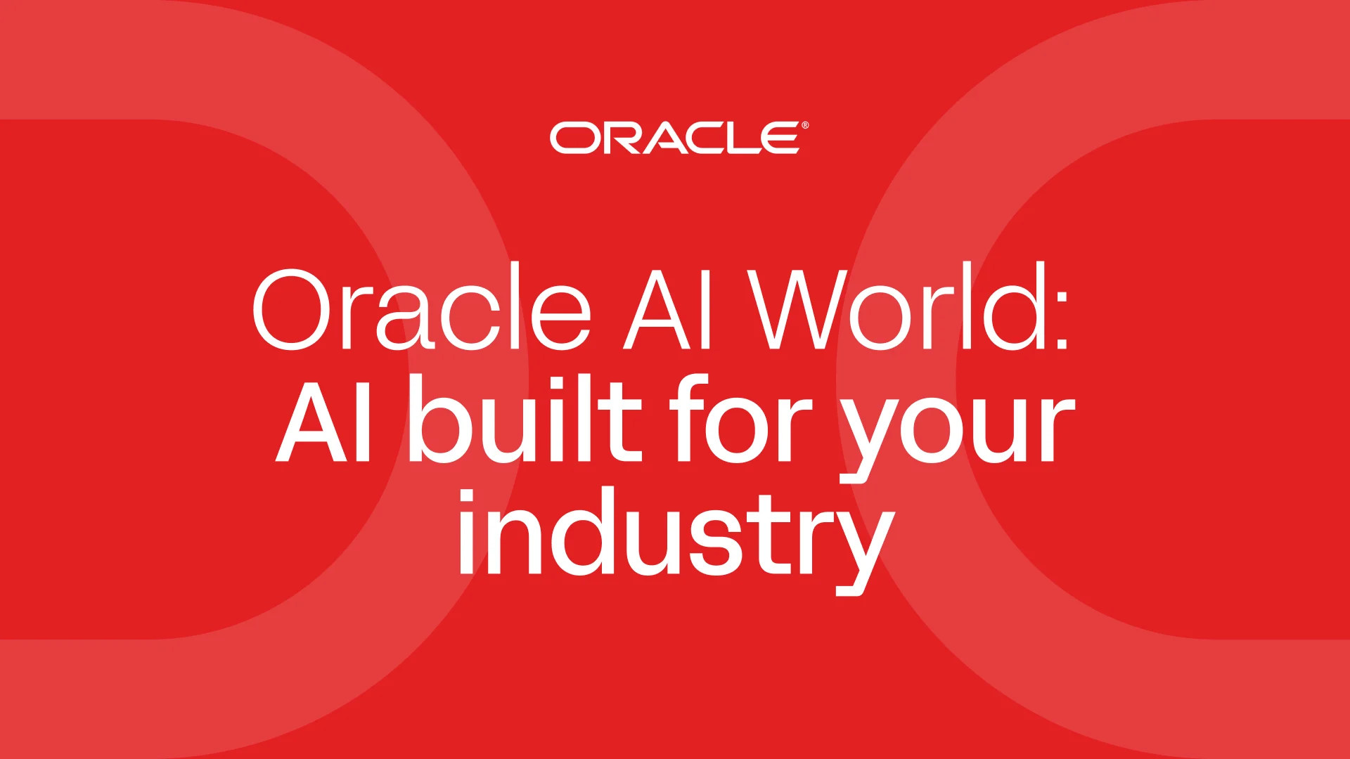 Oracle AI world